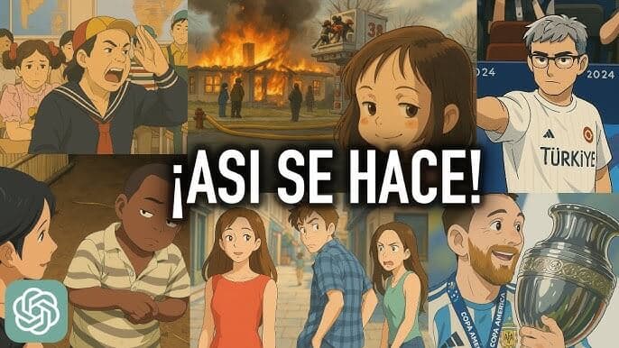 Crea ilustraciones Ghibli con ChatGPT